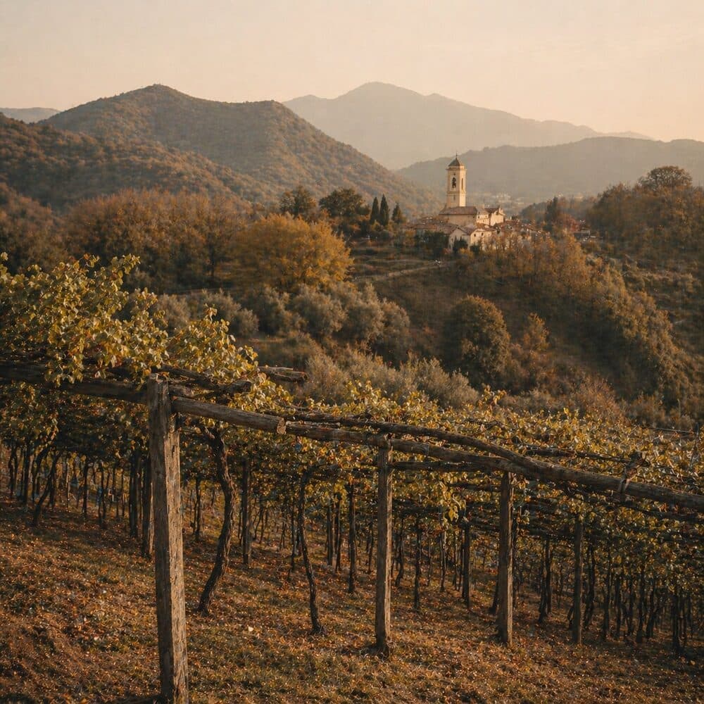 Vineyards in Ticino, Switzerland